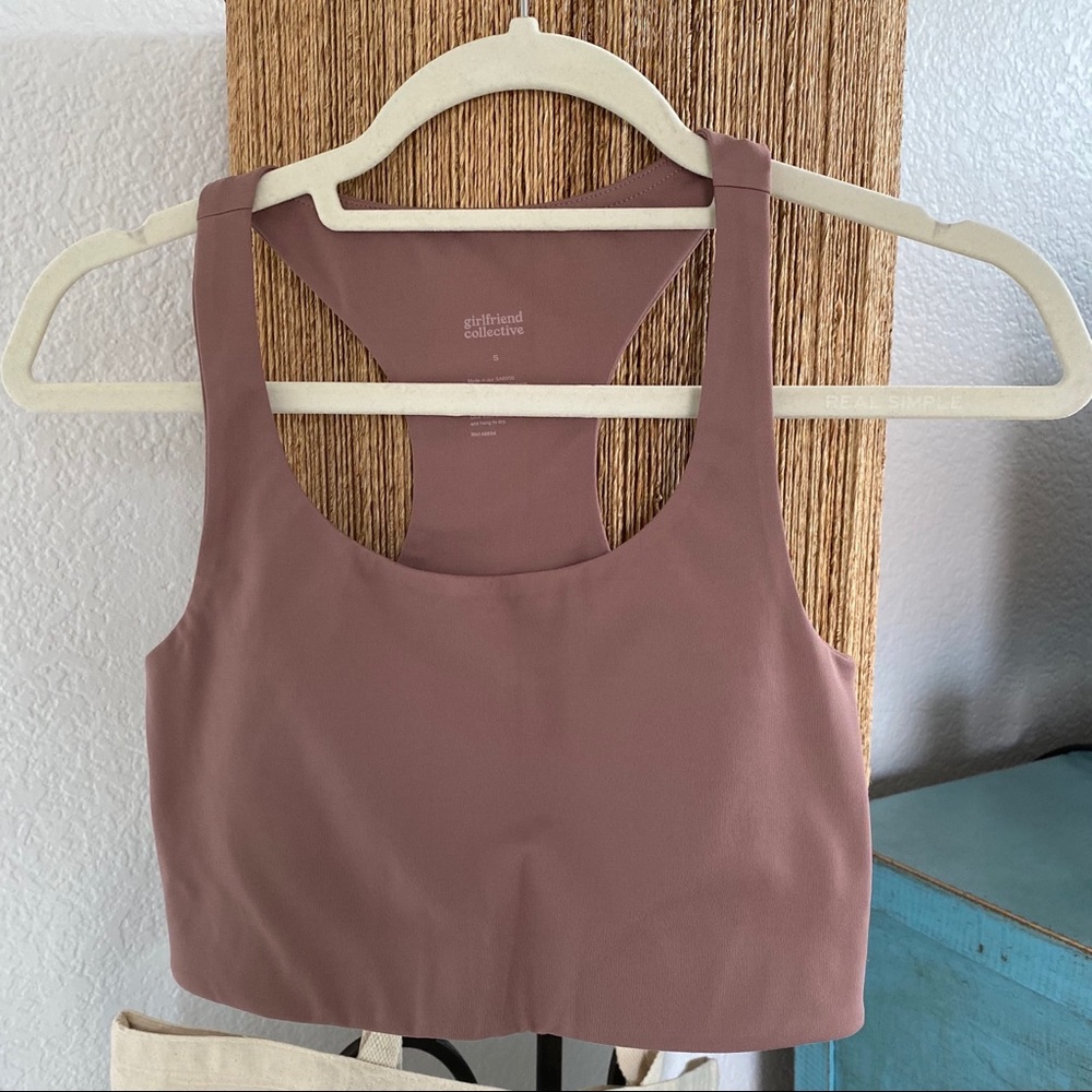 Dusty Rose Girlfriend Collective Paloma Bra